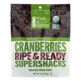 Made In Nature Cranberries Organic Dried Fruit - Case Of 6 - 5 Oz