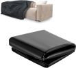 Roll of Polyethylene Tarp 16ft x 100ft. Heavy Duty Black Low Density Bags. Thickness 6 mil. Poly Tarp Cover for Storing and Transporting. Plastic Shee