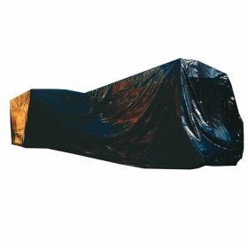 Roll of Polyethylene Tarp 20ft x 100ft. Ultra Thick Black Low Density Bags. Thickness 4 mil. Poly Tarp Cover for Storing and Transporting. Plastic She