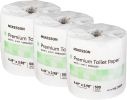 McKesson Toilet Paper Roll. Pack of 80 Tissue Paper 4" x 4.5" White 2-Ply Ultra-Soft Toilet Tissue Standard Size Cored Roll 500 Sheets Bathroom Tissue