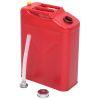 20L Standard Cold-rolled Plate Petrol Diesel Can Gasoline Bucket with Oil Pipe Red