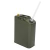 20L Standard Cold-rolled Plate Petrol Diesel Can Gasoline Bucket with Oil Pipe Army Green