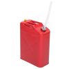 20L Standard Cold-rolled Plate Petrol Diesel Can Gasoline Bucket with Oil Pipe Red