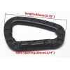 Plastic D-Ring Locking Carabiner Light but Strong NOT for Climbing(Pack of 10)