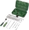 46pcs 1/4" Socket and Drive Tool Set Mechanics Tools Kit Sockets Set Metric Drive Socket Set, Drive Sizes with Plastic