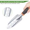 Garden Tool Set, 3PCS Sturdy Gardening Hand Tools Kit - Trowel/Shovel, Transplanter, Sharp Bypass Pruning Shears/Scissors/Clippers