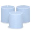 CANDWAX 3x6 Pillar Candles Set of 3 - Decorative Rustic Candles Unscented and No Drip Candles - Ideal as Wedding Candles or Large Candles for Home Int