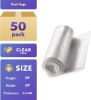 Pack of 50 Garbage Can Liners 24 x 33. 1 Roll of 50 High Density Natural Trash Bags 24x33 Thickness 0.31 Mil 12-16 Gallon Garbage Bin Liners for Offic