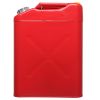 20L Standard Cold-rolled Plate Petrol Diesel Can Gasoline Bucket with Oil Pipe Red