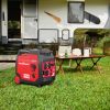 PowerSmart Gas Powered Portable Generator, Low Noise, Outdoor Panel Inverter Generator PS5045CE (4500 Watts+CO)