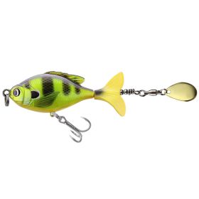 Hunting Fish Floating Pencil Propeller Tractor Luya Bait Simulation Hard Bait Wholesale (Option: 04 color OPP bag-Small goldfish)