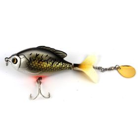 Hunting Fish Floating Pencil Propeller Tractor Luya Bait Simulation Hard Bait Wholesale (Option: 10color OPP bag-Small goldfish)