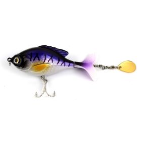 Hunting Fish Floating Pencil Propeller Tractor Luya Bait Simulation Hard Bait Wholesale (Option: 06color OPP bag-Small goldfish)