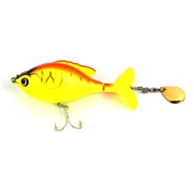 Hunting Fish Floating Pencil Propeller Tractor Luya Bait Simulation Hard Bait Wholesale (Option: 08color OPP bag-Small goldfish)