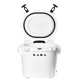 LAKA Coolers 30 Qt Cooler w/Telescoping Handle &amp; Wheels (Option: White)