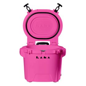 LAKA Coolers 30 Qt Cooler w/Telescoping Handle &amp; Wheels (Option: Pink)