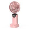 Portable Mini Handheld Fan with LED Screen Display