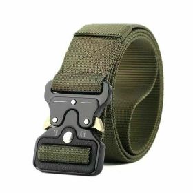 Hunting & Camping Heavy Duty Security Utility Nylon Belt (Type: Belt, Color: Green)