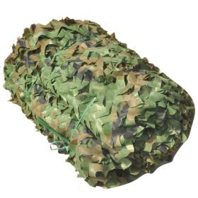 Bulk Roll Camouflage Net 210D Oxford Cloth Camouflage Mesh Cover Blind For Garden Decoration Sun Shade Outdoor Camping (Color: double layer 2x5m)