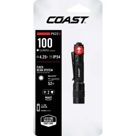 COAST PX22 100 Lumen Alkaline Power IP54 Rated LED Flashlight, 1.41 oz (Brand: COAST)