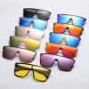 Square Sunglasses Fashion Sun Glasses Men One Piece Sunglass Mountaineering Colorful Shades Male Luxry Brand UV400 Eyewear