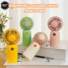 Summer Hot Selling Small Mute Cooling Fans Spherical Cute USB Charging Portable Mini Handheld Fan with Boy Girl Birthday Gift