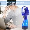 Mini Handheld Spray Fan Portable Water Spray Mist Fan Desk Humidification Cooling Sprayer For Outdoor Camping Hiking Air Cooler