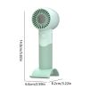 Portable Mini Handheld Fan USB Rechargeable With Phone Holder Refrigeration Adjustable Small Pocket Air Cooling Outdoor Travel